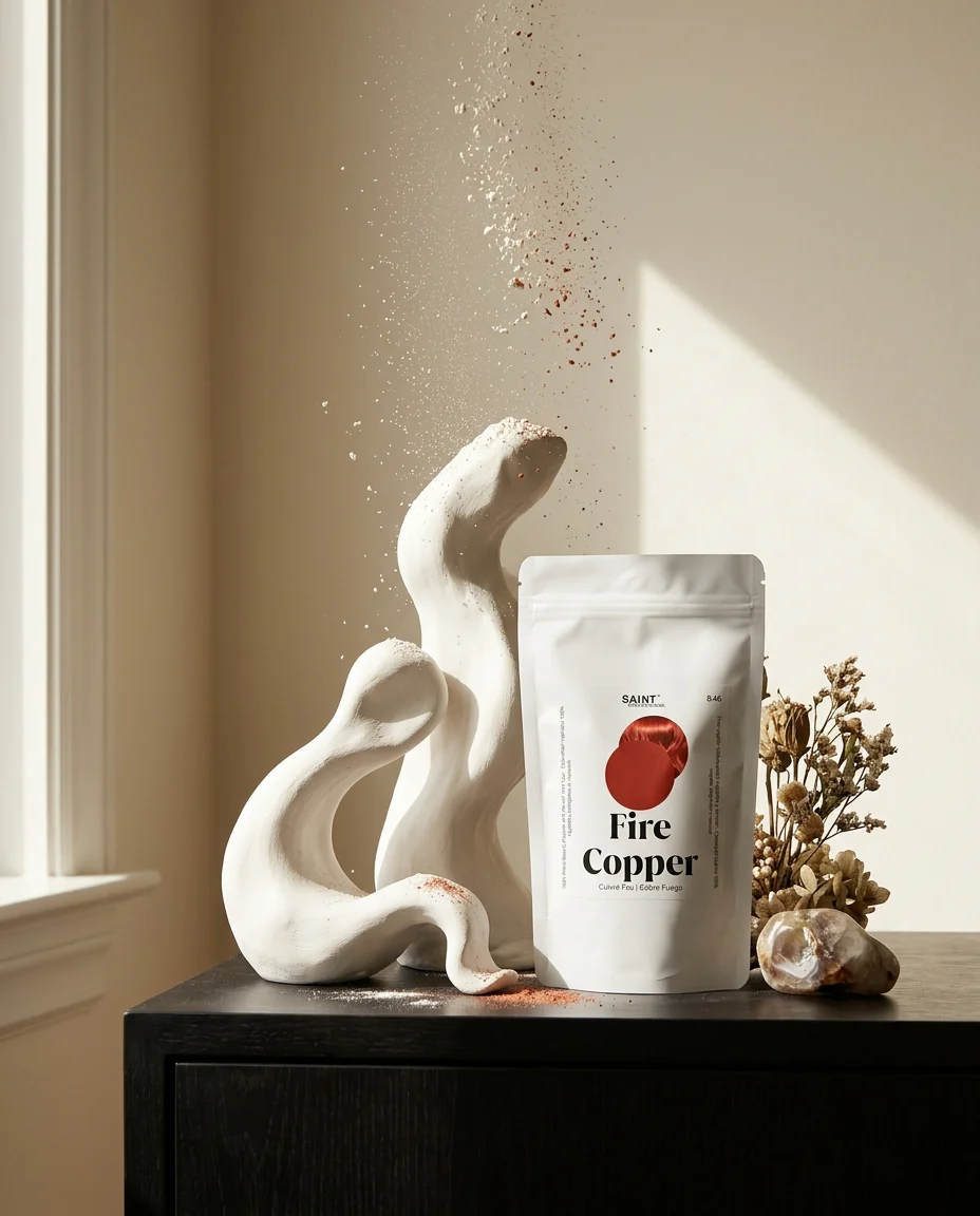 SAINT Fire Copper botanical color still life